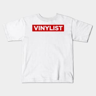 Vinylist Red Box Logo Kids T-Shirt